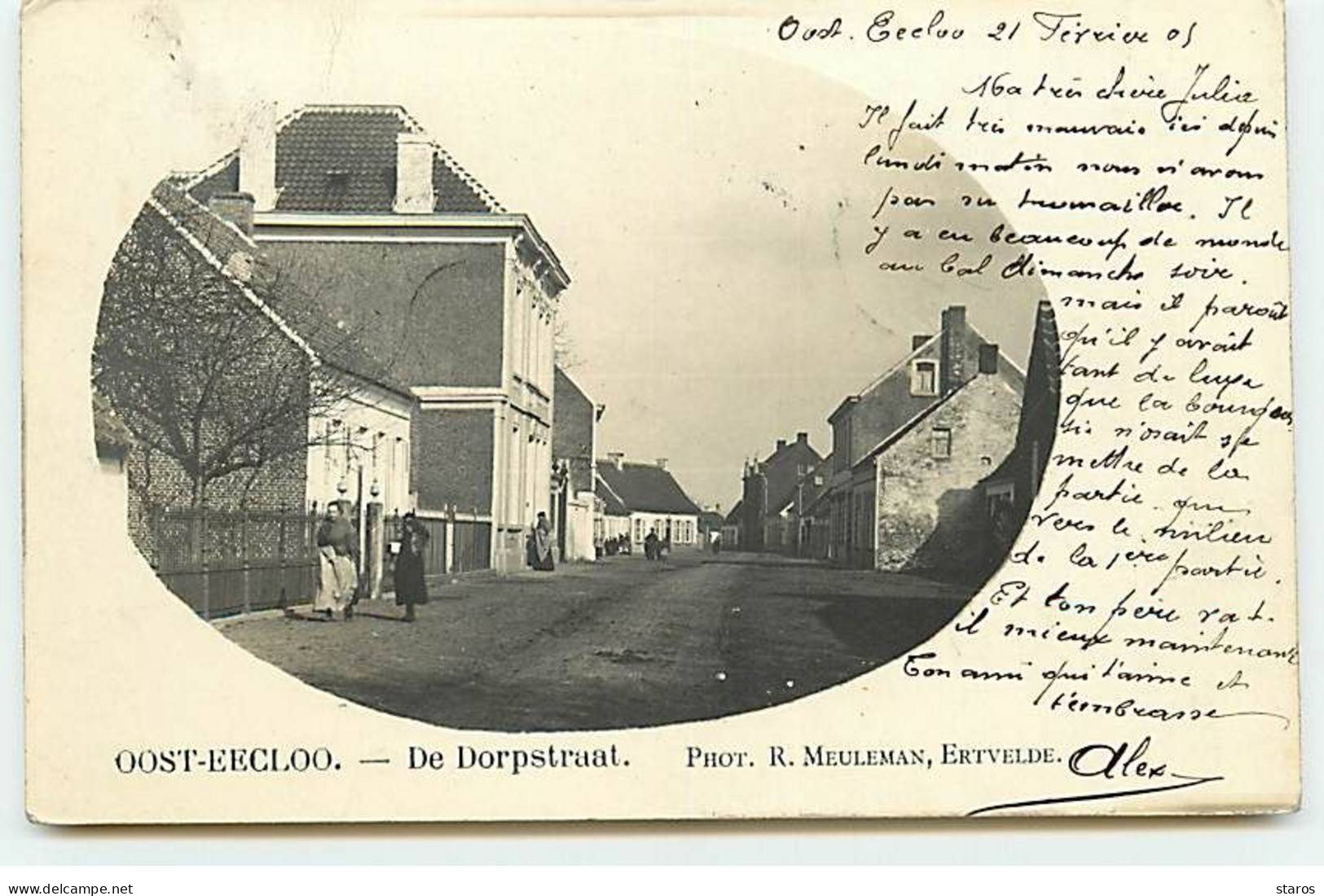 Belgique - OOST-EECLOO - De Dorpstraat - Assenede