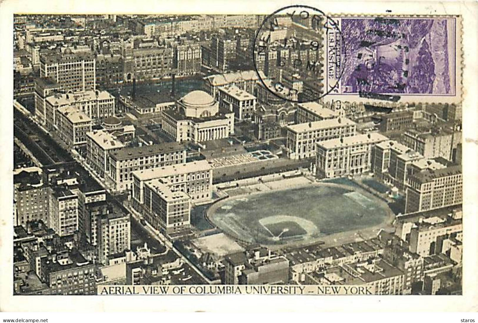 Etats-Unis - NEW YORK CITY - Aerial View Of Columbia University - Enseñanza, Escuelas Y Universidades