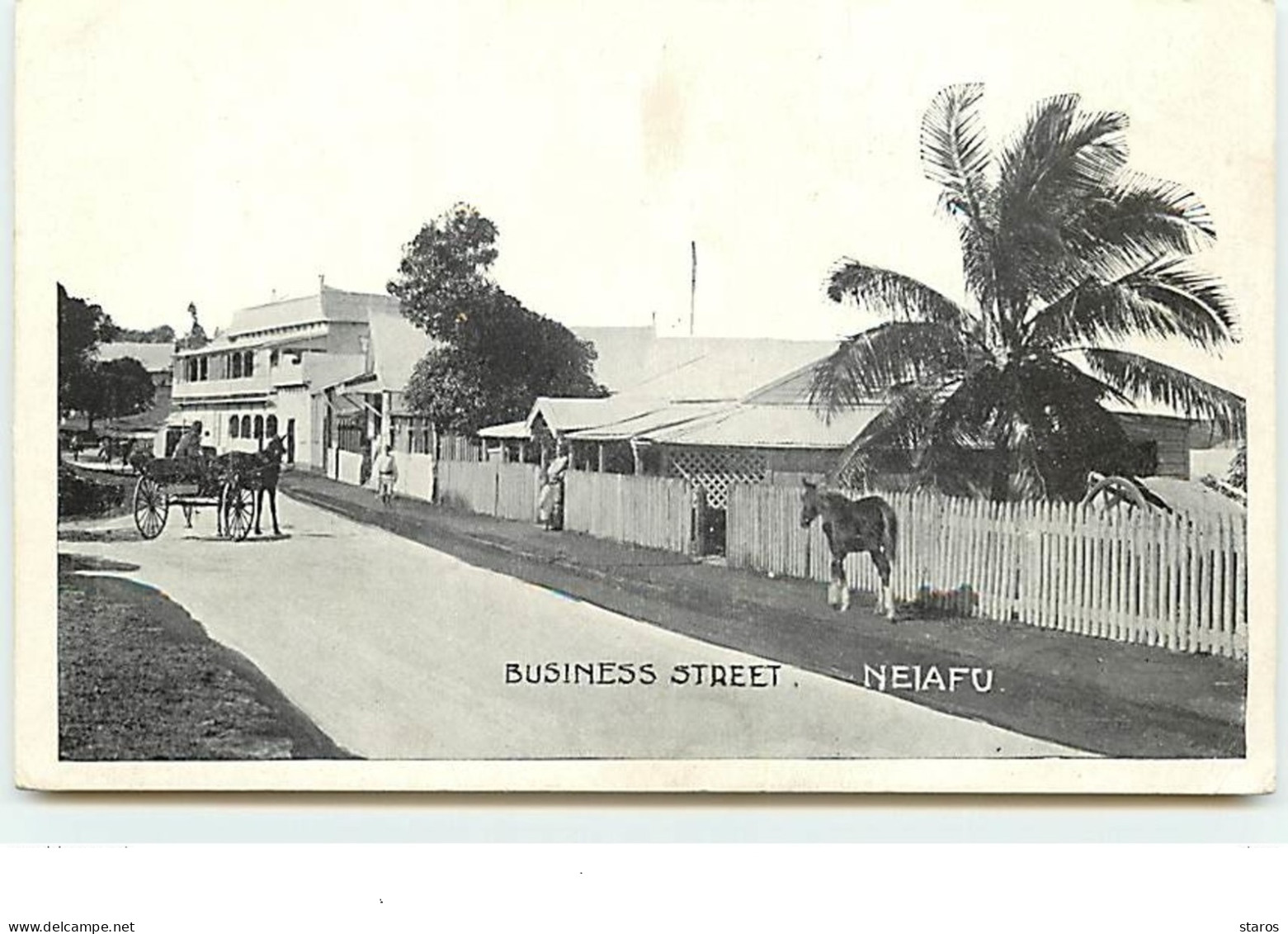 TONGA - Neiafu - Business Street - Tonga