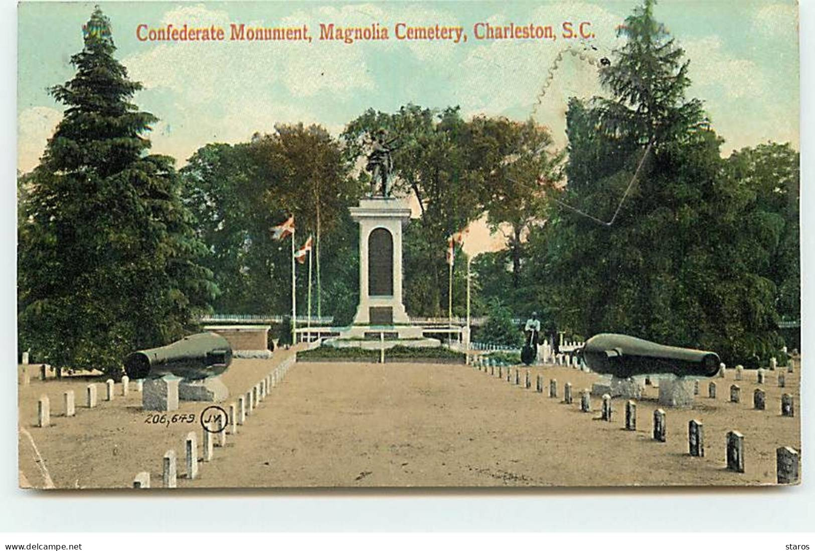 Etats-Unis - CHARLESTON - Confederate Monumente - Magnolia Cemetery - Charleston