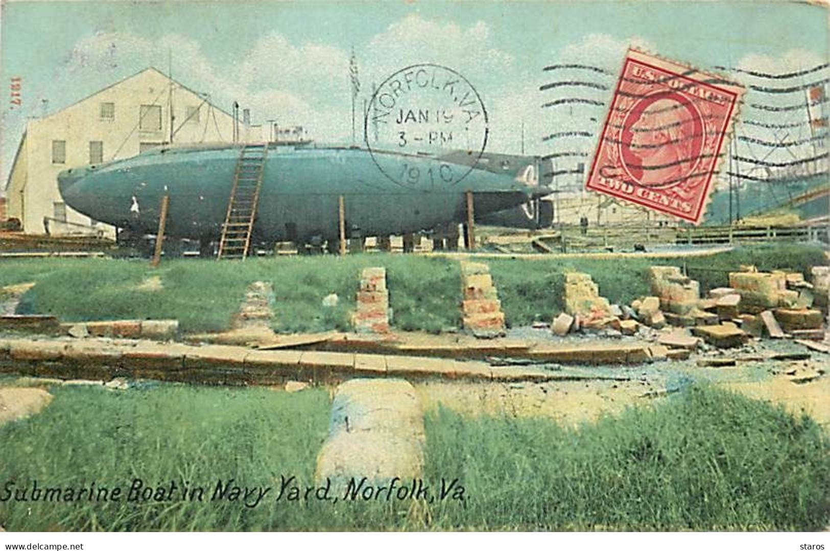 Etats-Unis - NORFOLK - Submarine Boat In Navy Yard - Norfolk