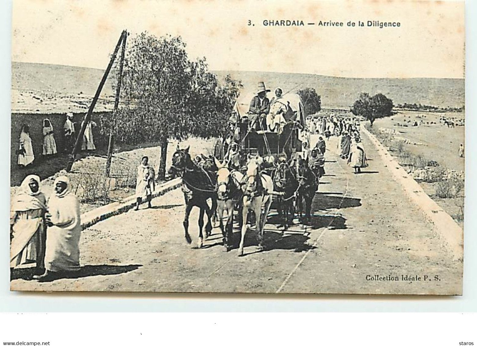 GHARDAIA - Arrivée De La Diligence - N°3 - Ghardaia