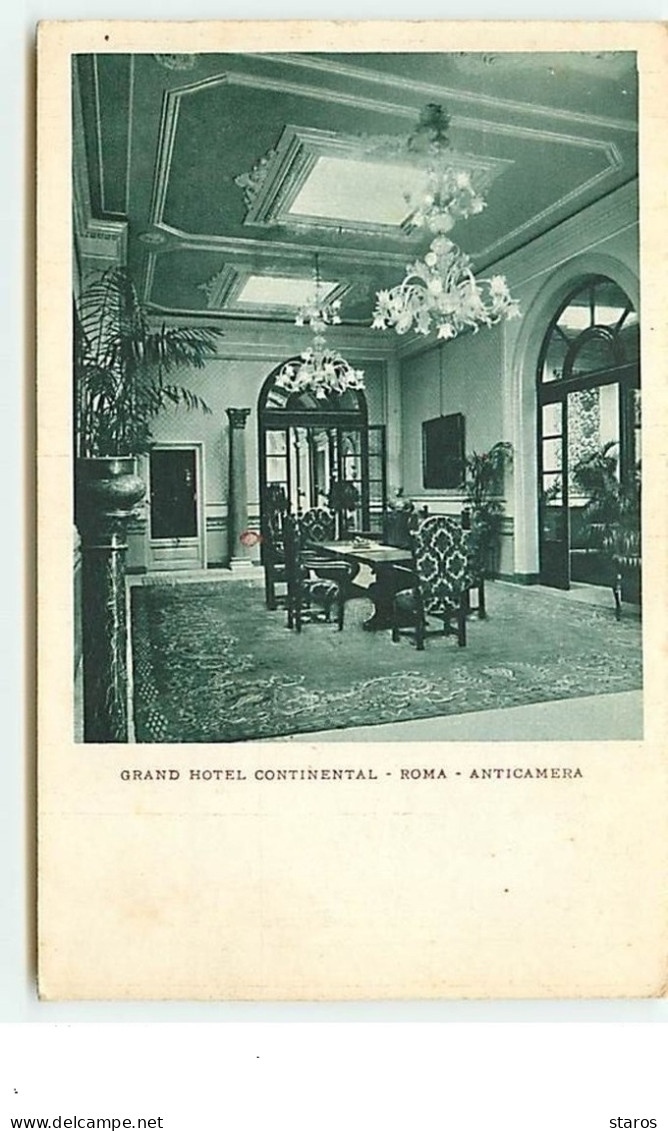 ROMA - Grand Hotel Continental - Anticamera - Cafés, Hôtels & Restaurants