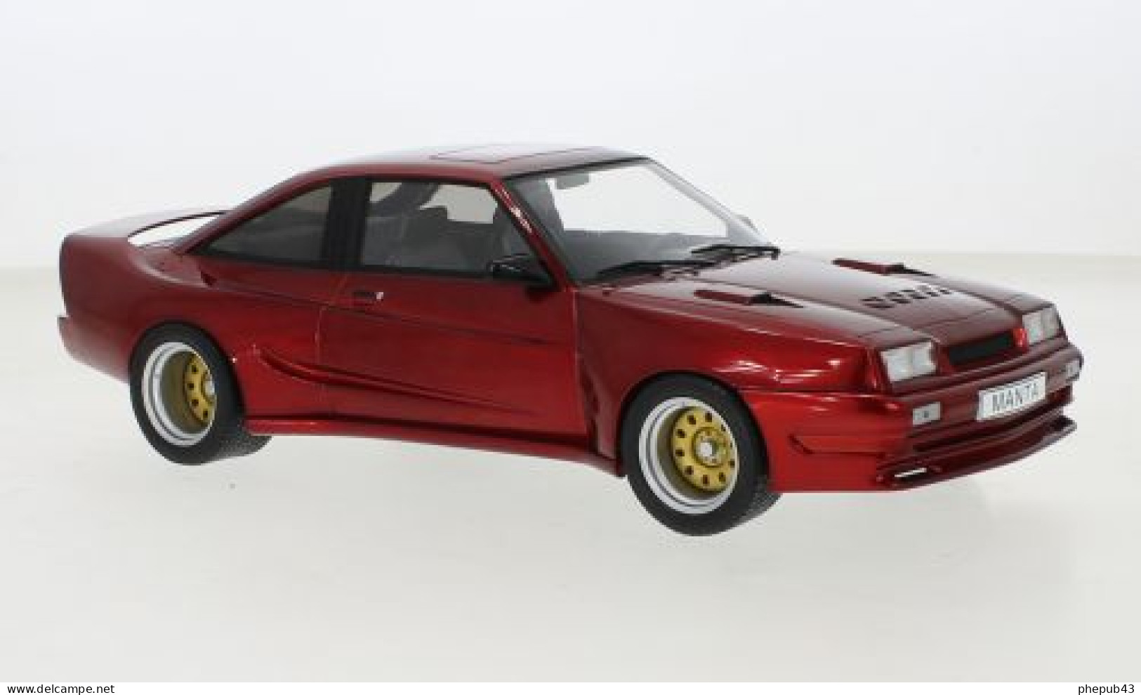 Opel Manta B Mattig - 1991 - Dark Red Metallic - Model Car Group (1:18) - Otros & Sin Clasificación