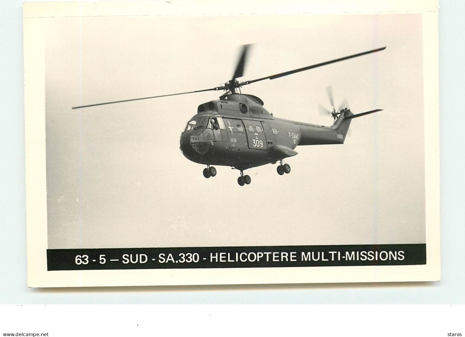 63 - 5 - Sud - SA.330 - Helicoptère Multi-Missions - Hubschrauber