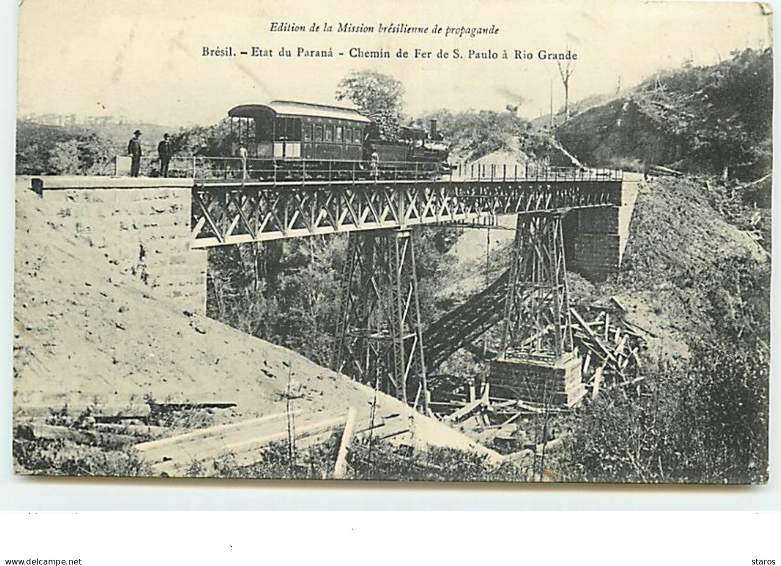 BRESIL - Etat Du Parana - Chemin De Fer De S. Paulo à Rio Grande - Sonstige