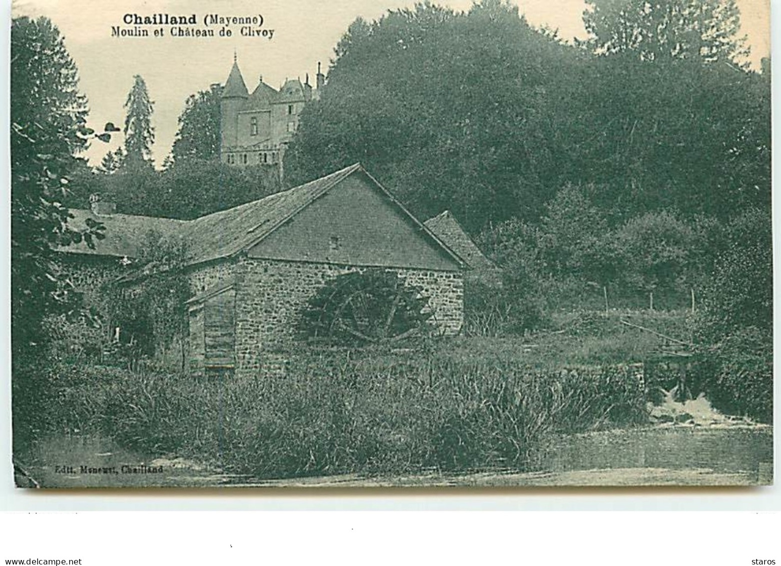 CHAILLAND - Moulin Et Château De Clivoy - Chailland