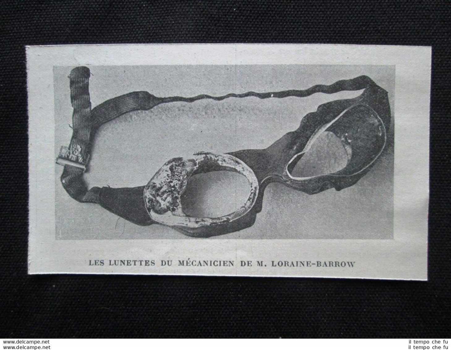 Gli Occhiali Da Meccanico Del Signor Loraine-Barrow Stampa Del 1903 - Autres & Non Classés