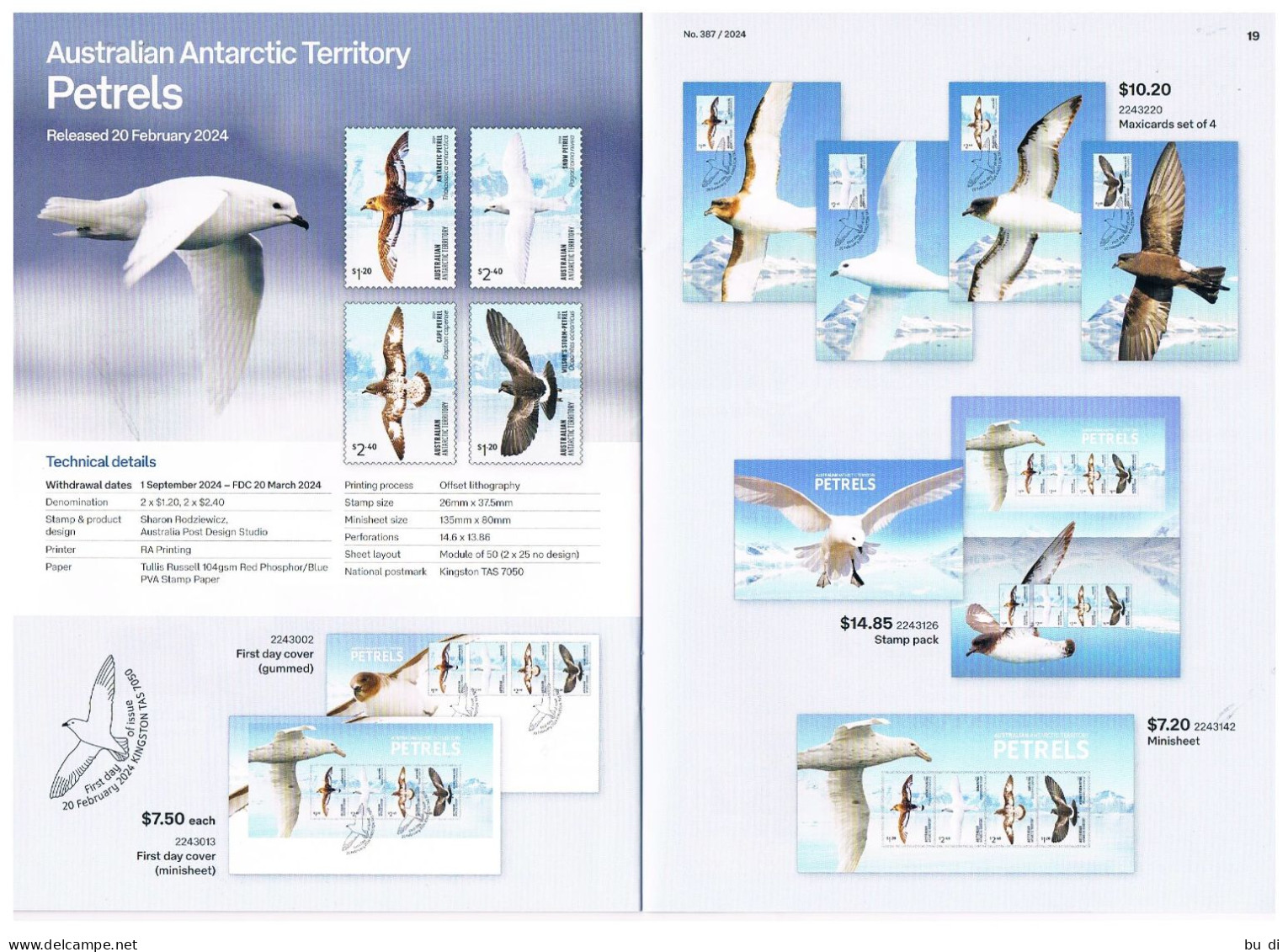 Australien - Australia - Stamps Bulletin 387 - Winter 2024 - Englisch, Jahr Des Drachen - Inglés (desde 1941)