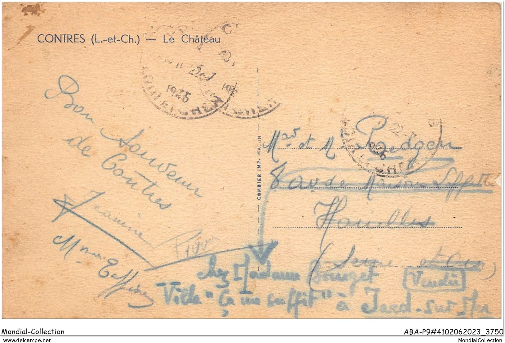 ABAP9-41-0816 - CONTRES - Le Chateau  - Contres