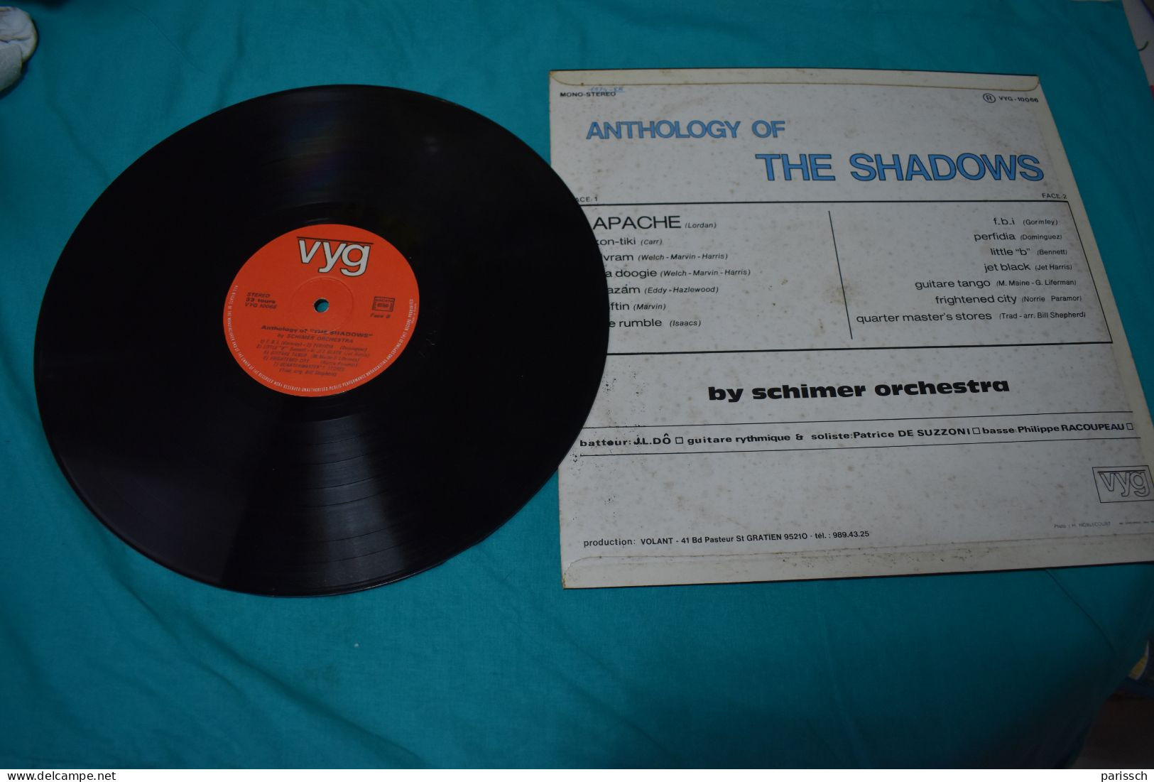 THE SHADOWS - Apache - VYG - Instrumentaal