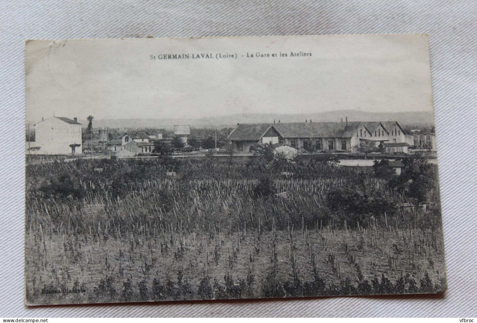 Saint Germain Laval, La Gare Et Les Ateliers, Loire 42 - Saint Germain Laval