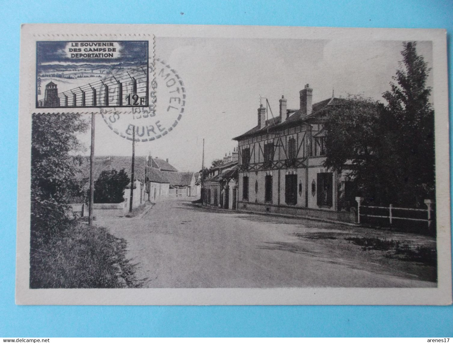 27 : SAINT-GEORGES -MOTEL :RUE PRINCIPALE Carte Publicitaire, C.P.A,en Bon état - Saint-Georges-Motel