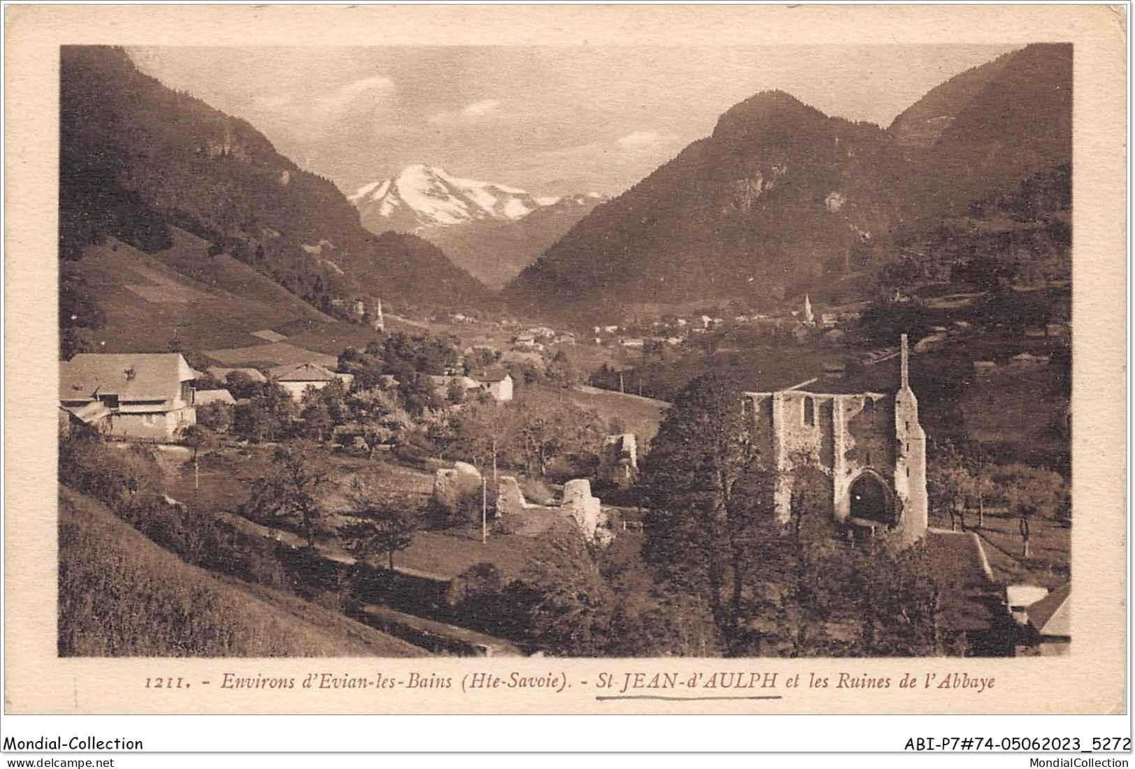 ABIP7-74-0610 - SAINT-JEAN-D'AULPS - Les Ruines De L'Abbaye - Saint-Jean-d'Aulps