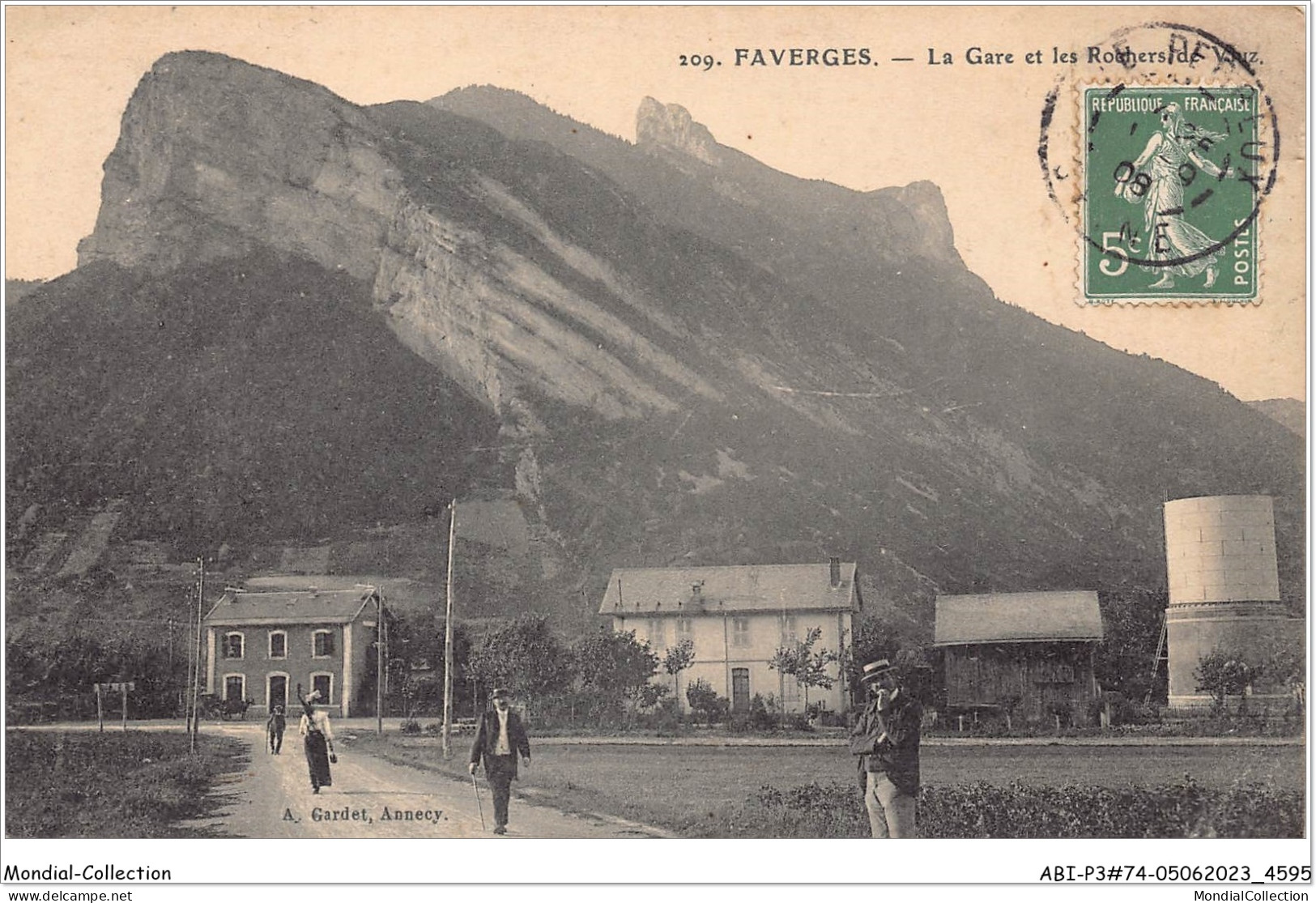 ABIP3-74-0272 - FAVERGES - La Gare Et Les Rochers - Faverges