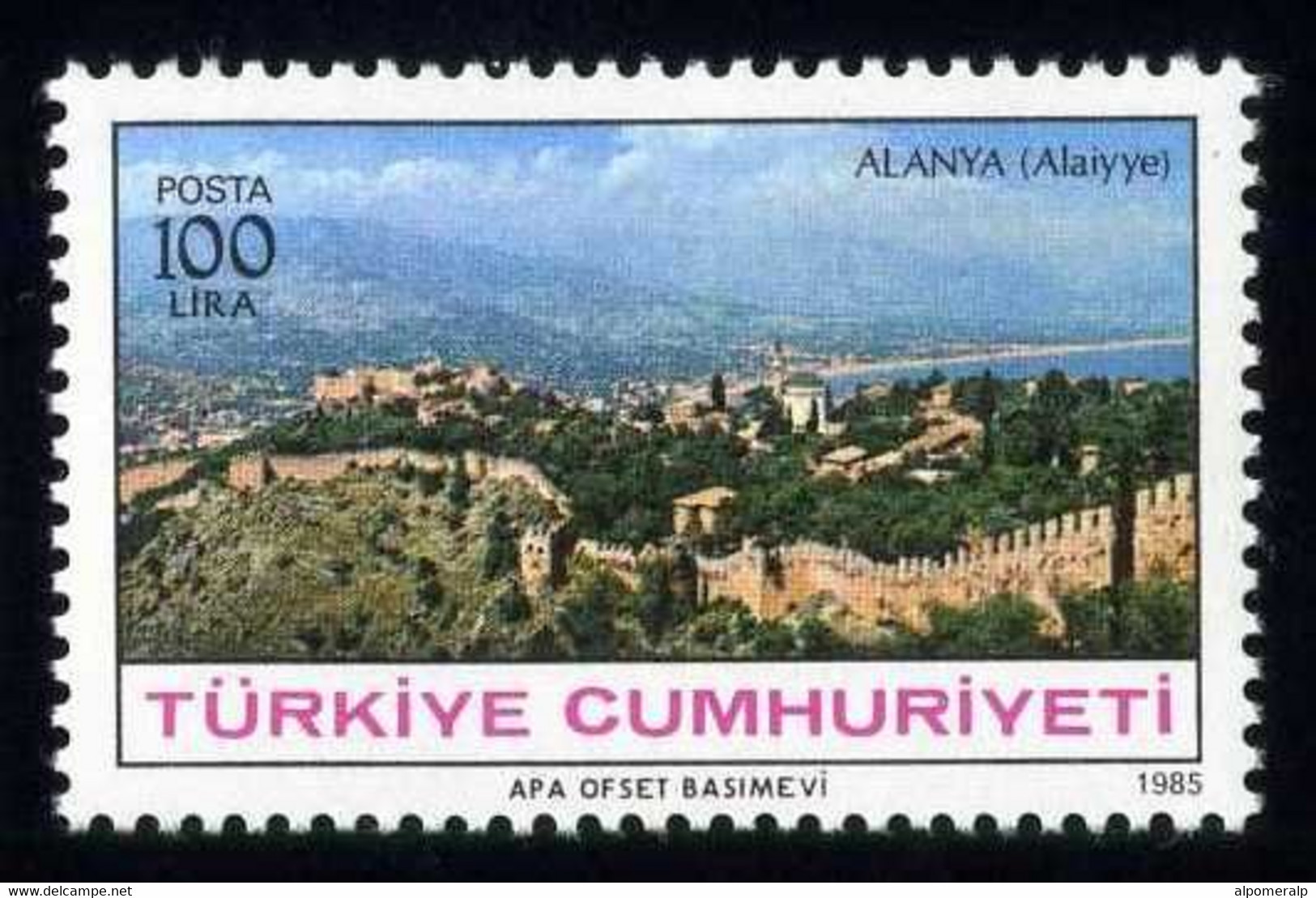 Türkiye 1985 Mi 2729 MNH Alanya (Alaiyye) | Ancient Cities (4th Issue) - Ongebruikt