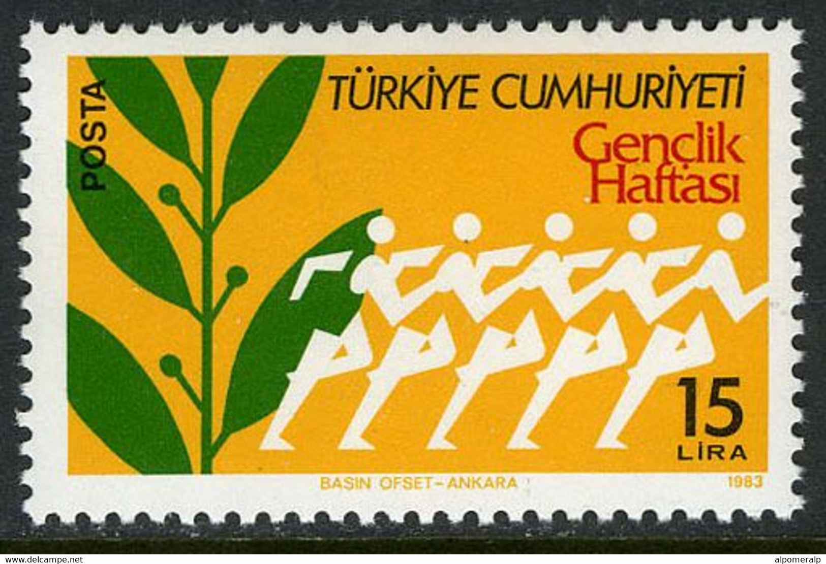 Türkiye 1983 Mi 2633 MNH Week Of Youth - Unused Stamps
