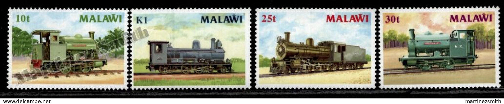 Malawi 1987 Yv. 493-96, Trains, Steam Engines, Transports - MNH - Malawi (1964-...)