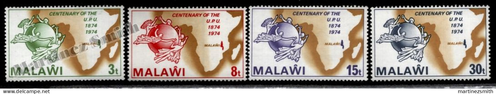 Malawi 1974 Yv. 217-20, Centenary Of UPU, Universal Postal Union - MNH - Malawi (1964-...)