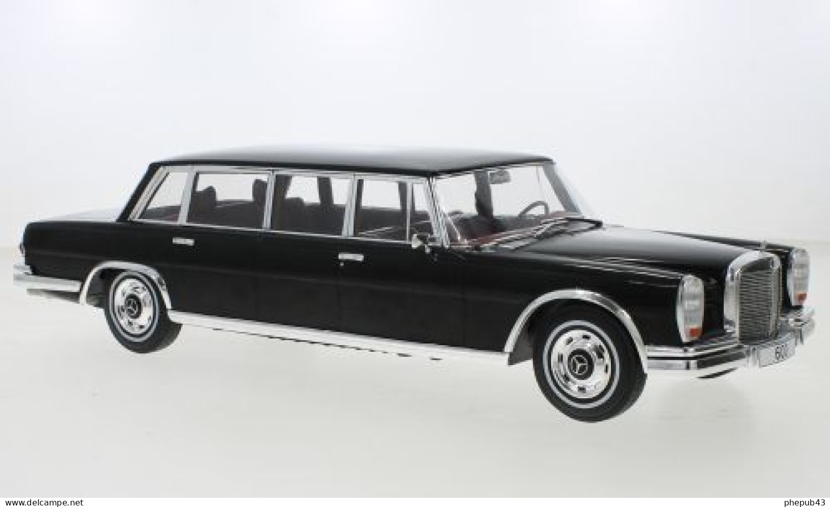 Mercedes 600 (W100) Pullman - 1969 - Black - Model Car Group (1:18) - Otros & Sin Clasificación