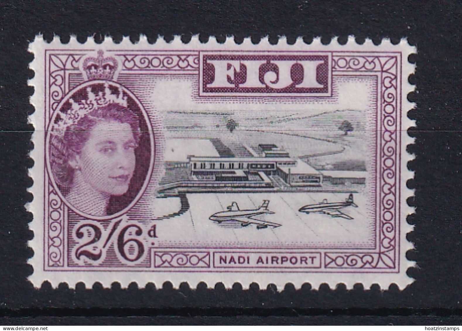 Fiji: 1962/67   QE II - Pictorial    SG320    2/6d   Black & Purple    MNH - Fidschi-Inseln (...-1970)