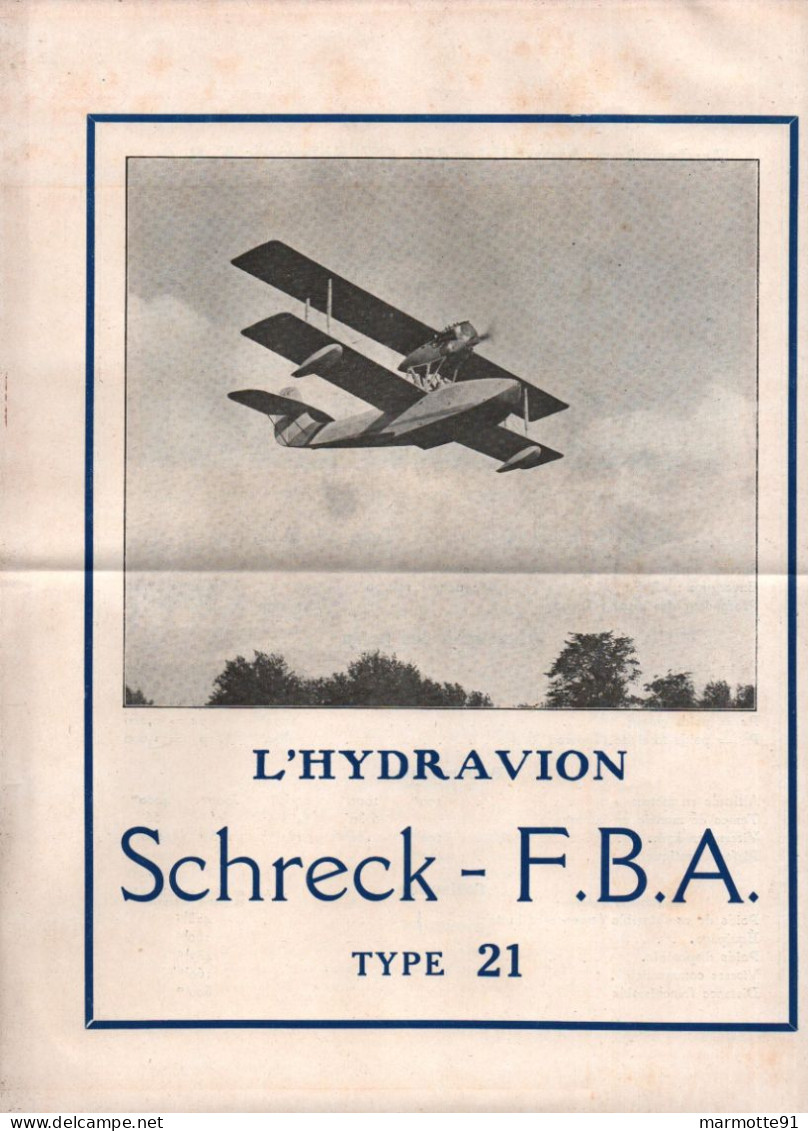 HYDRAVION SCHRECK F.B.A. TYPE 21 - Flugzeuge