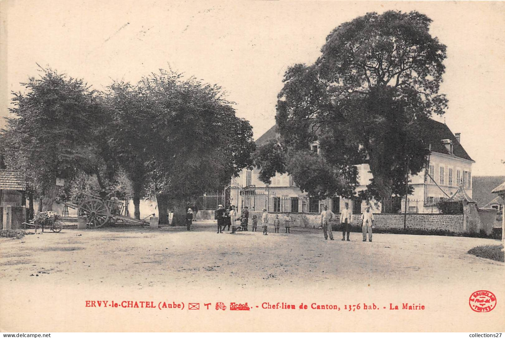 10-ERVY-LE-CHATEL- CHEF-LIEU-DE CANTON- LA MAIRIE - Ervy-le-Chatel