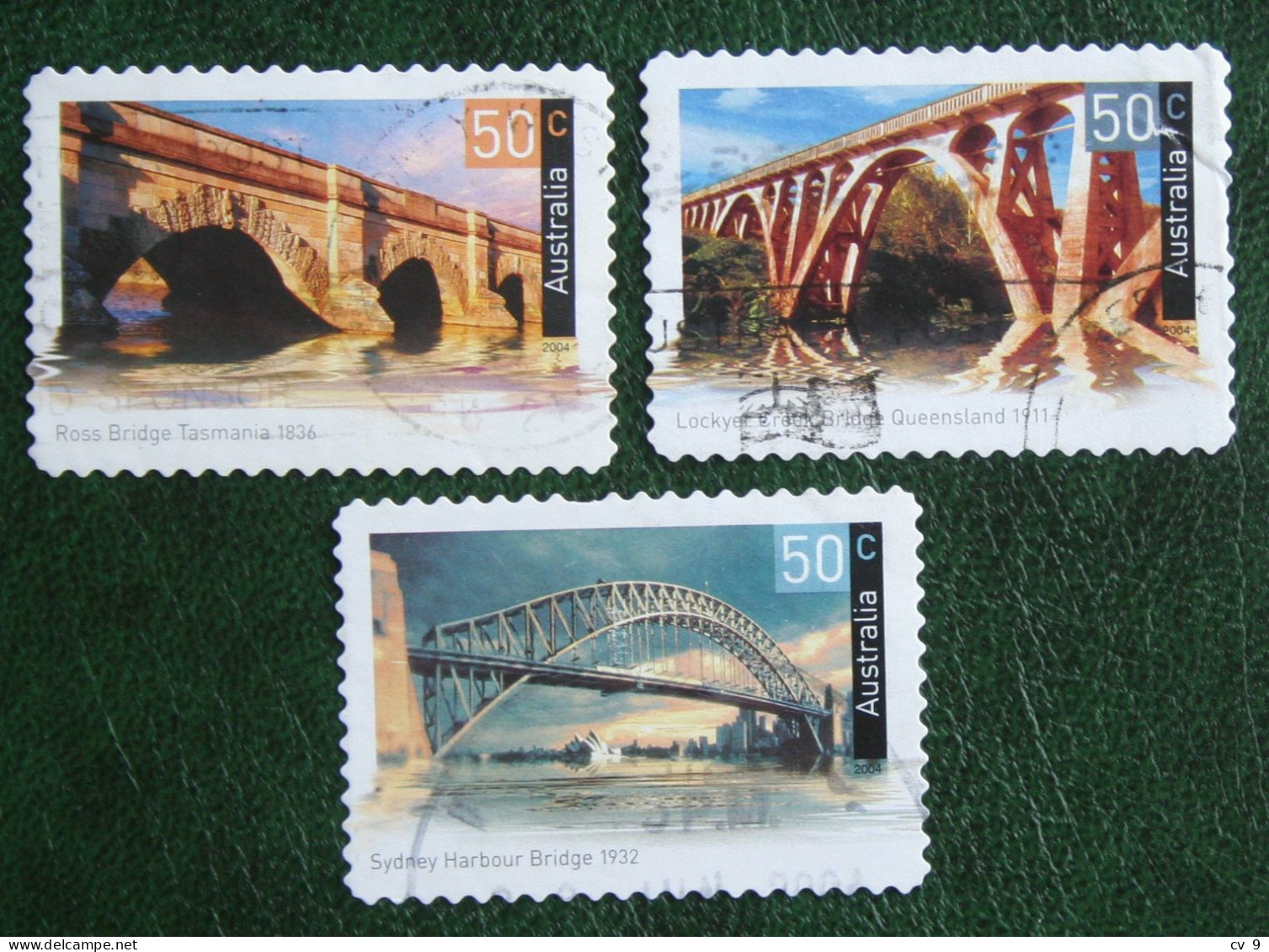 Ponts Bridges 2004 (Mi 2292-2294) Used Gebruikt Oblitere Australia Australien Australie - Oblitérés