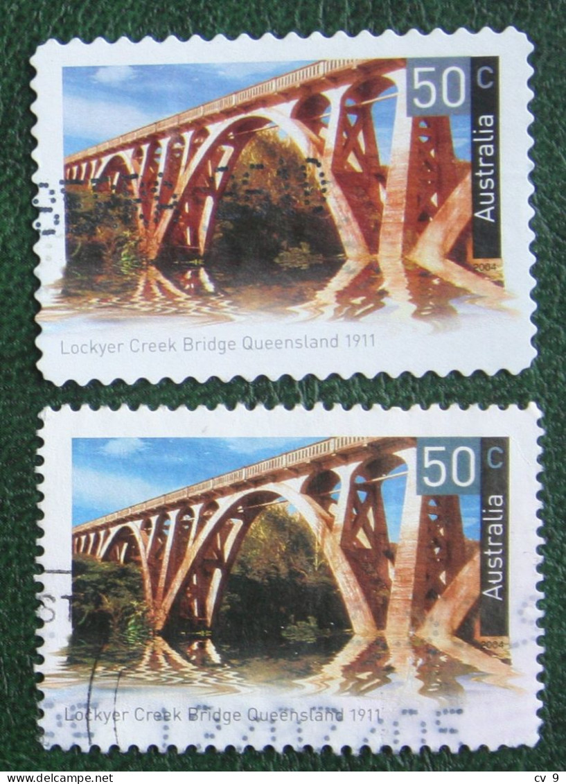 Ponts Bridges 2004 (Mi 2293 2288) Used Gebruikt Oblitere Australia Australien Australie - Usados