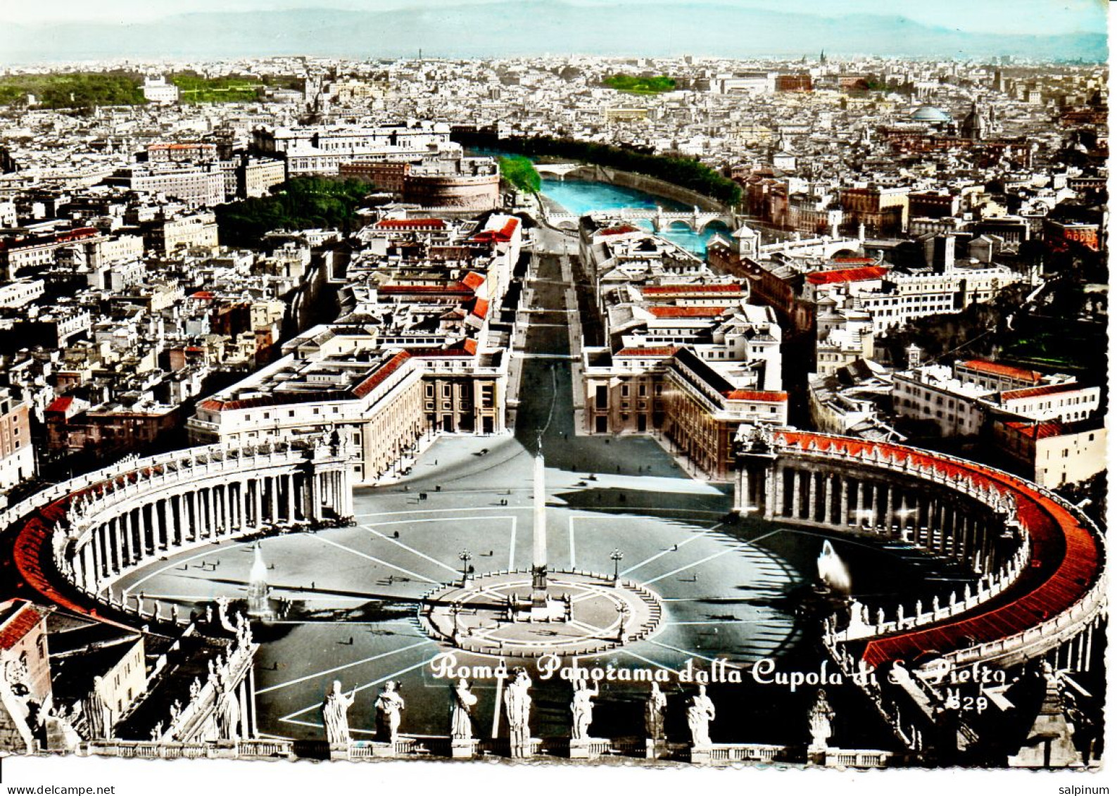 Roma Vaticano, Panorama Dalla Cupola Di San Pietro - Viag. 1972 - Places & Squares