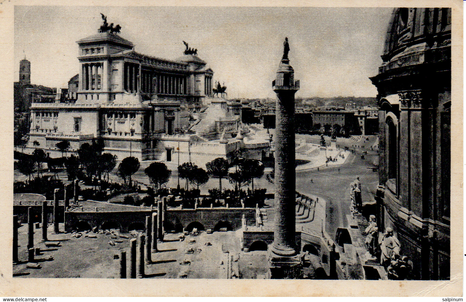 Roma, Foro Traiano E Monumento A Vittorio Emanuele II - Non Viaggiata - Altare Della Patria