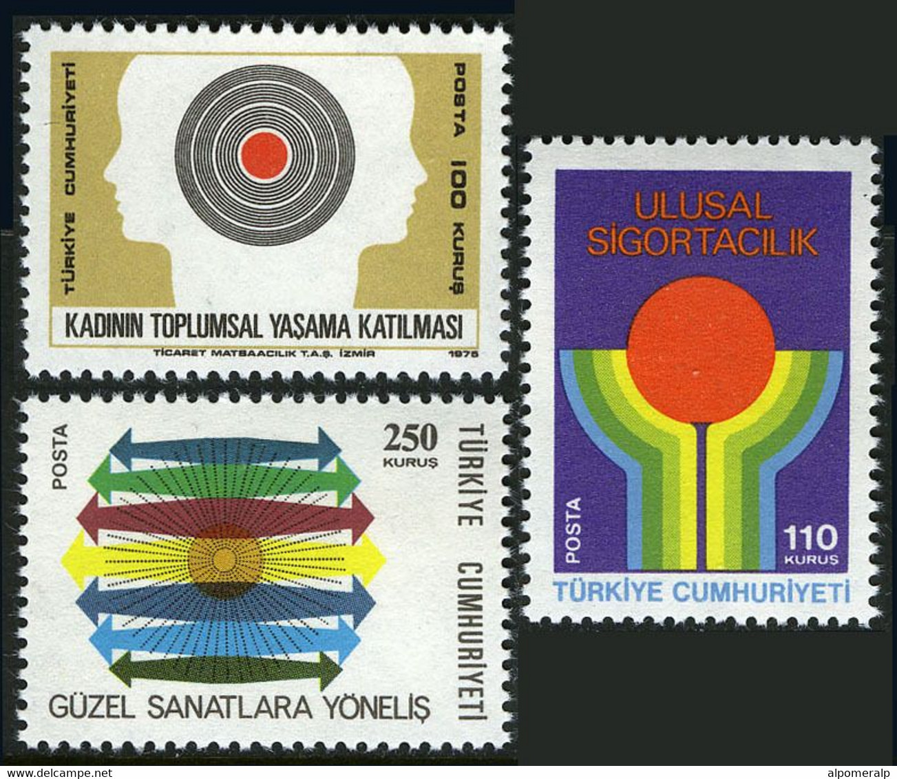 Türkiye 1975 Mi 2380-2382 MNH Atatürk Reforms - Ongebruikt