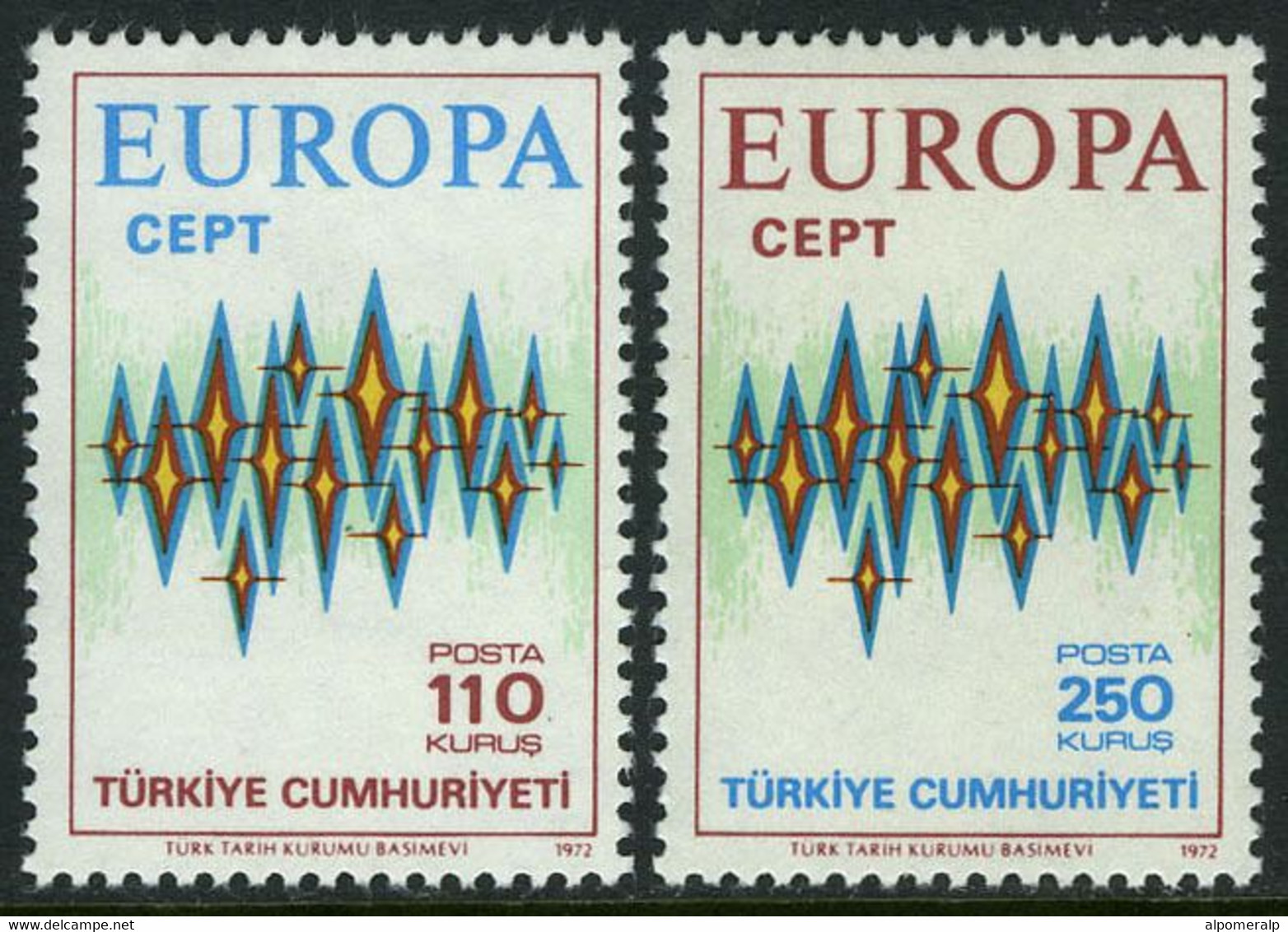 Türkiye 1972 Mi 2253-2254 MNH Europa Cept - Nuovi