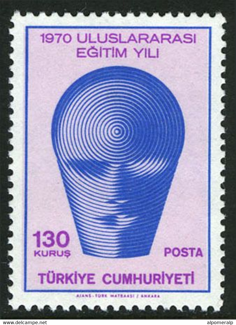 Türkiye 1970 Mi 2165 MNH UNESCO | International Year Of Education - Unused Stamps