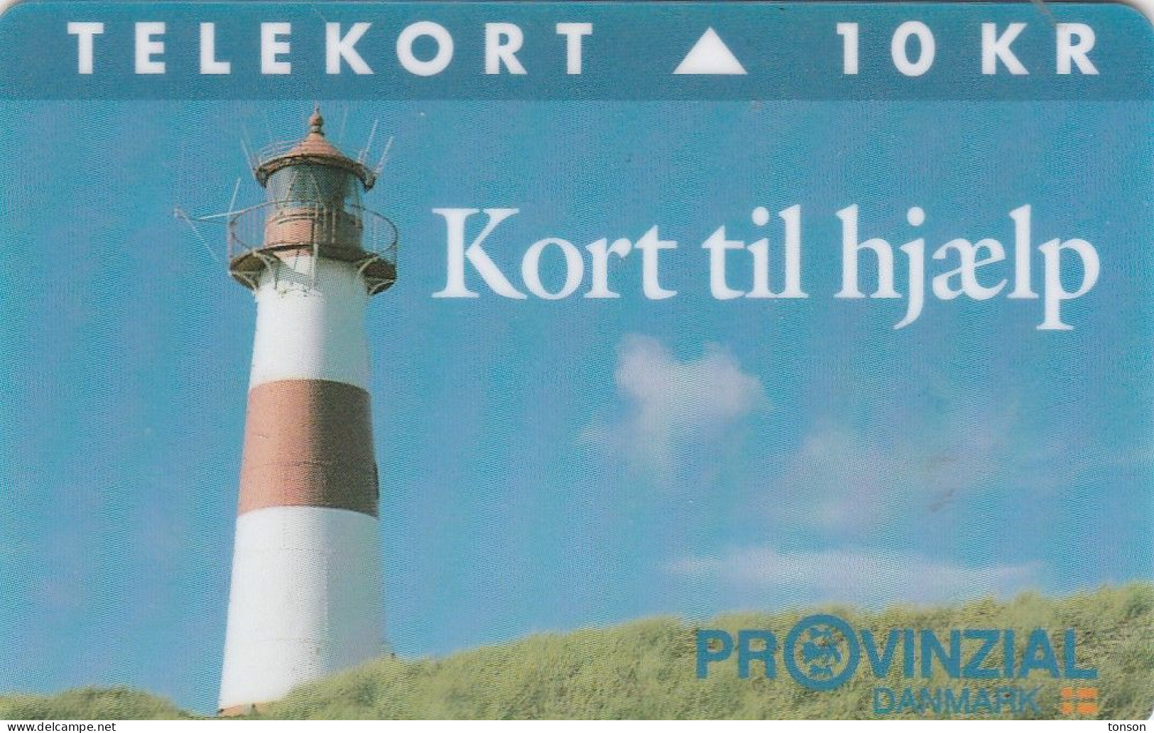 Denmark, KP 126Ba, Provinzial Insurance, Lighthouse, 2 Scans.   SN : 1459 - Dänemark