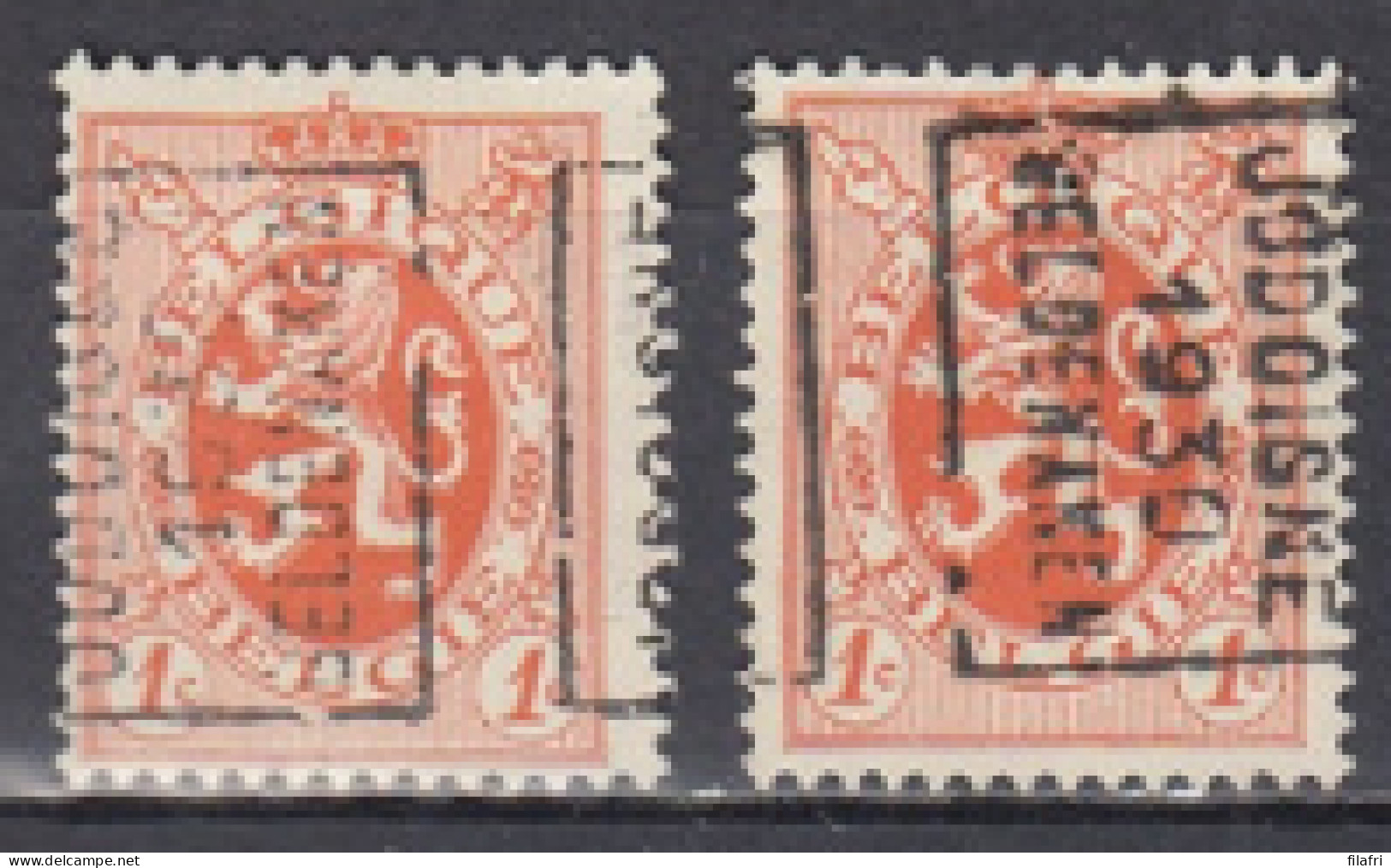 5633 Voorafstempeling Op Nr 276 - JODOIGNE 1930 GELDENAKEN - Positie A&B - Roulettes 1930-..