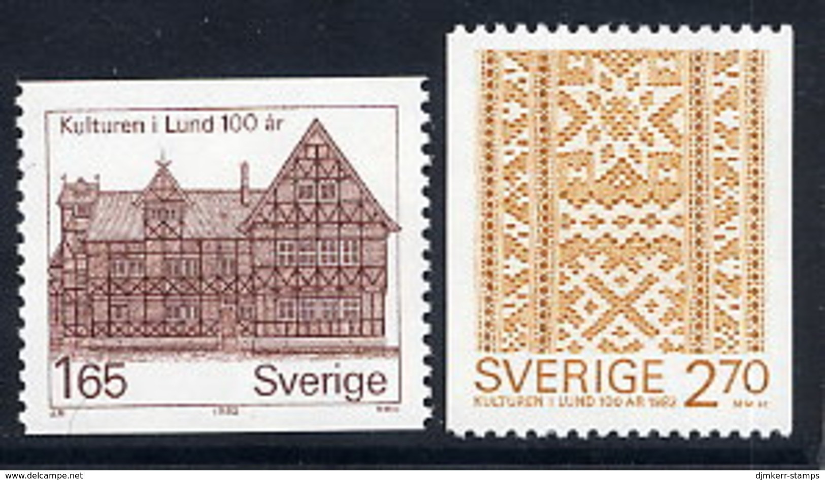 SWEDEN 1982 Historical Museum MNH / **.  Michel 1193-94 - Unused Stamps