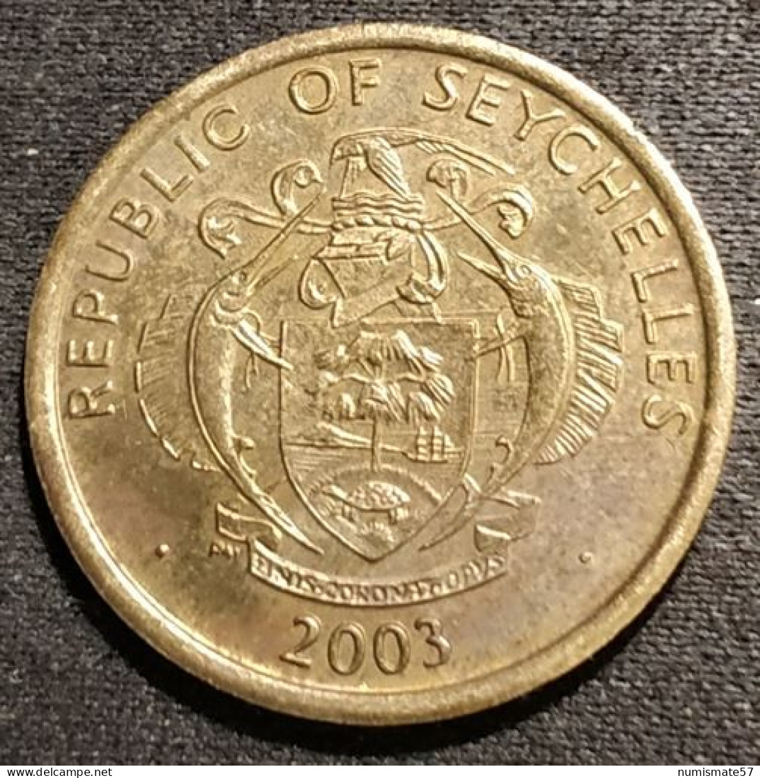 SEYCHELLES - 10 CENTS 2003 - KM 48.2 - ( Thon Albacore ) - Seychelles