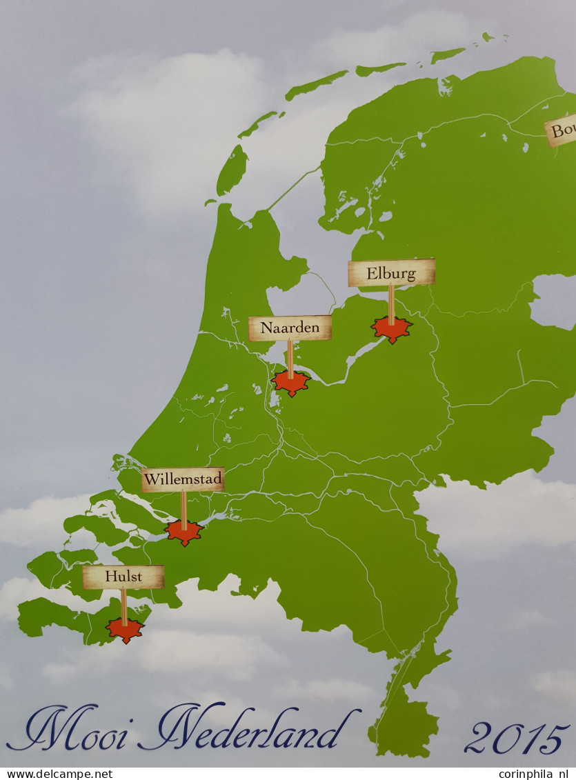 2001-2023 nominaal ca. €1400, NL1 (ca. 1700x), Internationaal (ca. 200x) en Kerst (ca. 80x), Aangetekend en Crypto in 7 