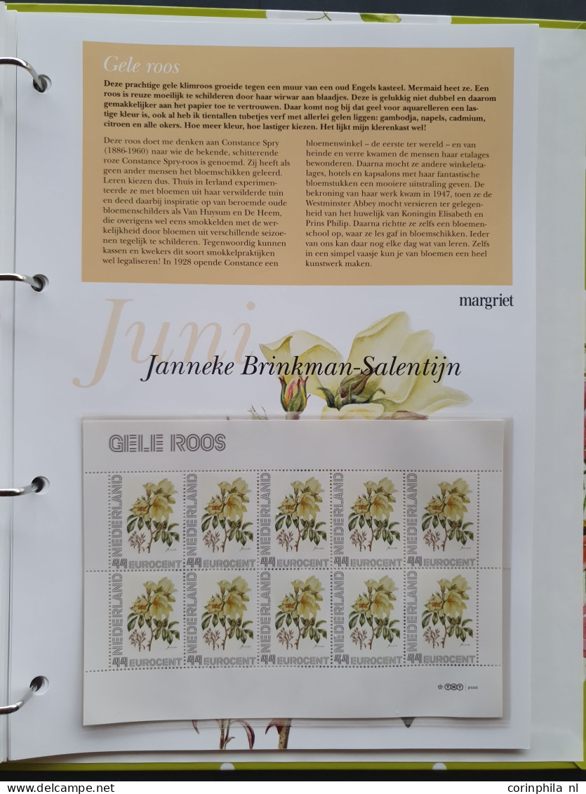 2001-2020ca. nominaal w.b. ruim €2100, NL1 (ca. 690x), Internationaal (ca. 24x), Kerst (ca. 140x), gouden zegel Rembrand