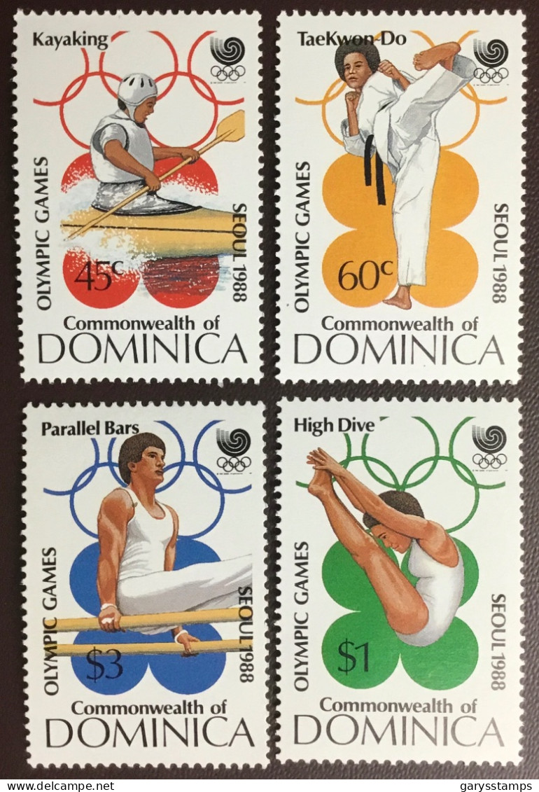 Dominica 1988 Olympic Games MNH - Dominique (1978-...)