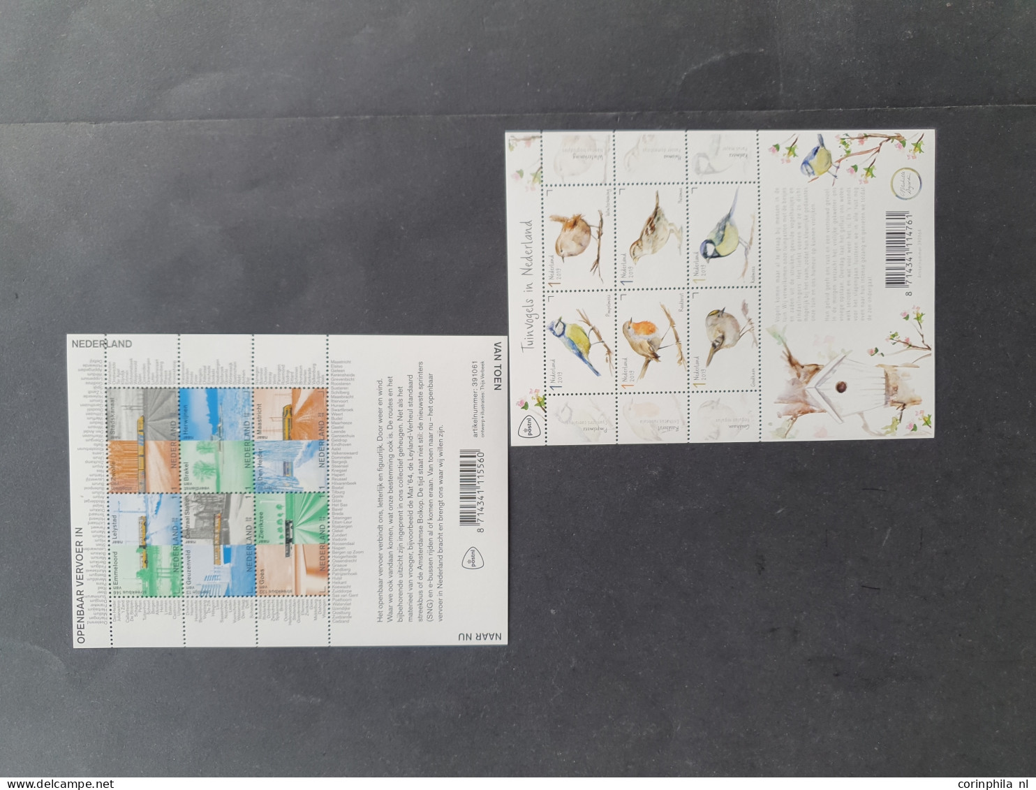 2001-2023 jaarcollecties (t/m 2011 2x) w.b. nominaal ca. €800, NL1 (ca. 1300 ex.), Internationaal (ca. 170x), Kerst ca. 