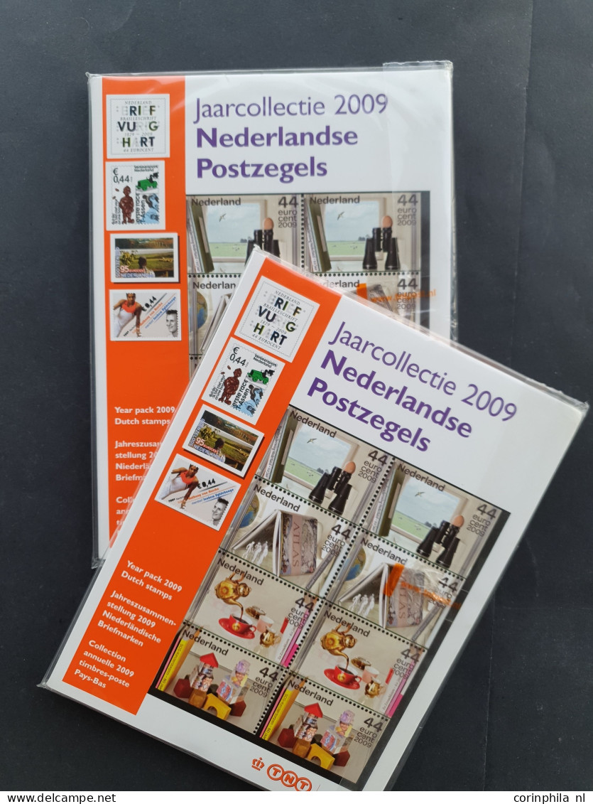 2001-2023 jaarcollecties (t/m 2011 2x) w.b. nominaal ca. €800, NL1 (ca. 1300 ex.), Internationaal (ca. 170x), Kerst ca. 