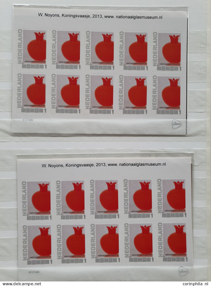 2005-2023 Nominaal Meest Persoonlijke Postzegels W.b. Ca. €470, NL1 (ca. 1770x), Internationaal (ca. 30x) En December (5 - Sammlungen
