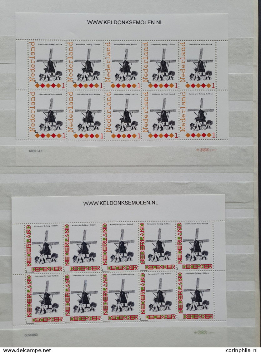 2005-2023 Nominaal Meest Persoonlijke Postzegels W.b. Ca. €470, NL1 (ca. 1770x), Internationaal (ca. 30x) En December (5 - Collezioni