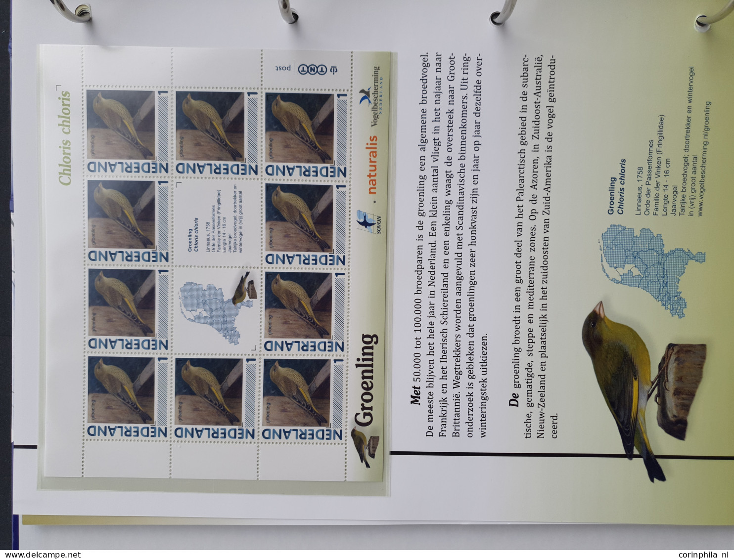 2007-2020 collecties nominaal (Canon van Nederland, Nostalgie in Postzegels, Vlinders, Vogels (inclusief Aigo Pen)) w.b.