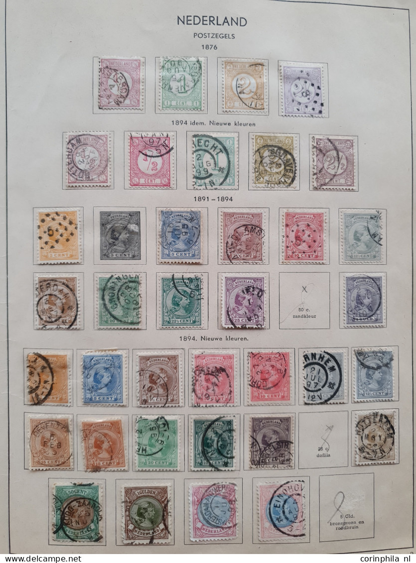 1852-1976, Behoudens Nr. 48 Complete Gebruikte Verzameling Met Tevens Roltanding (behoudens Nr. R32 Compleet), Port Comp - Collections