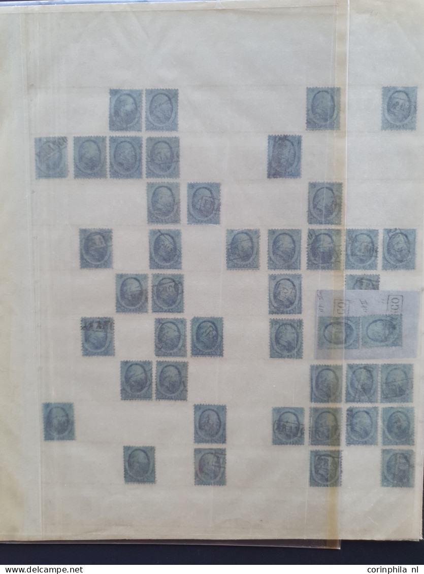 1864-1867, Emissie 1864, Gedeeltelijke Plaatreconstructies Van De 5 Cent (ca. 175 Ex.), 10 Cent (ca. 200 Ex.) En 15 Cent - Sammlungen