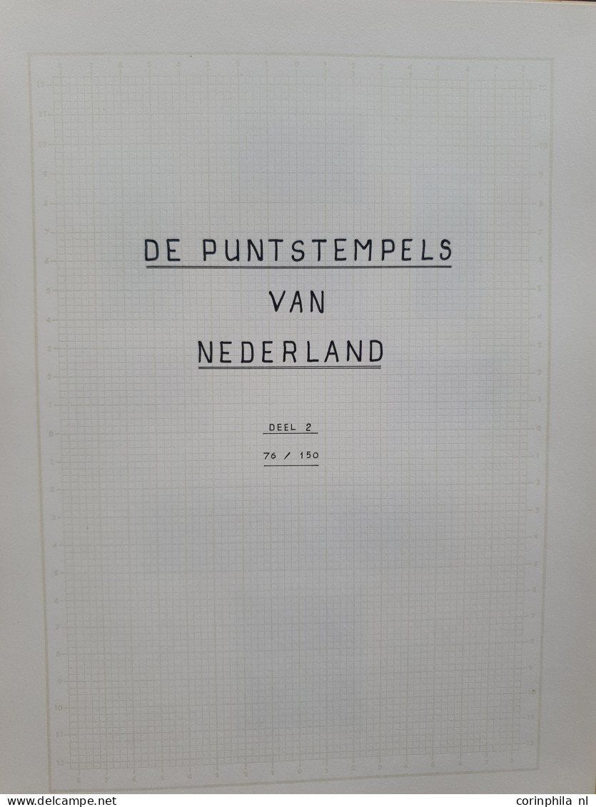 1869-1890c. puntstempels deels gespecialiseerde collectie met beter materiaal, mooie afdrukken op veel verschillende waa