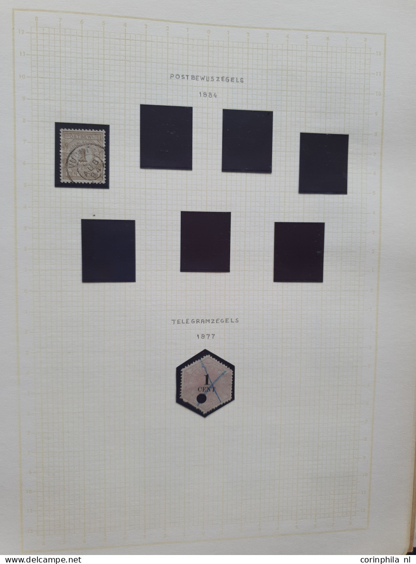 1869-1890c. puntstempels deels gespecialiseerde collectie met beter materiaal, mooie afdrukken op veel verschillende waa